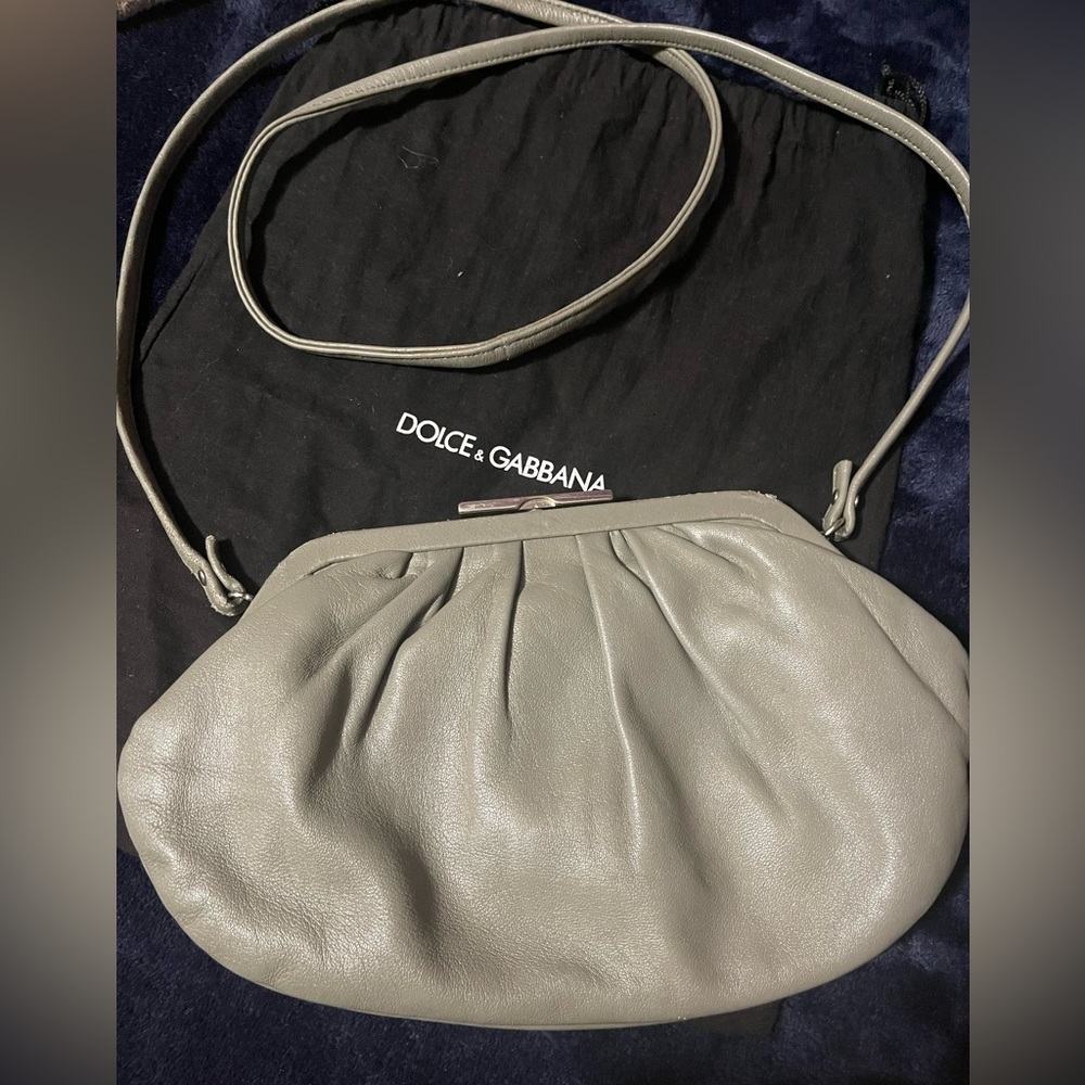 Dolce & Gabbana purse with shoulder strap and clasp